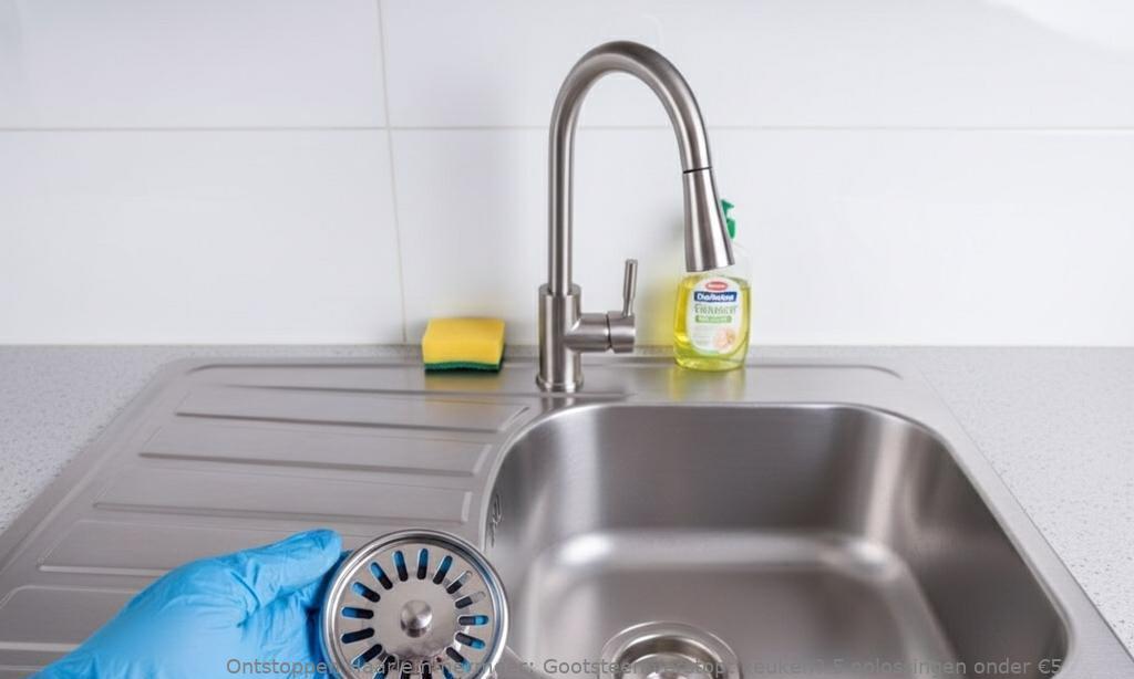 Gootsteen verstopt keuken? 5 oplossingen onder €5